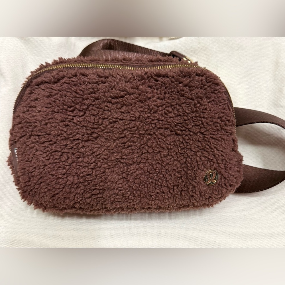 lululemon athletica Brown Sherpa Crossbody Bag